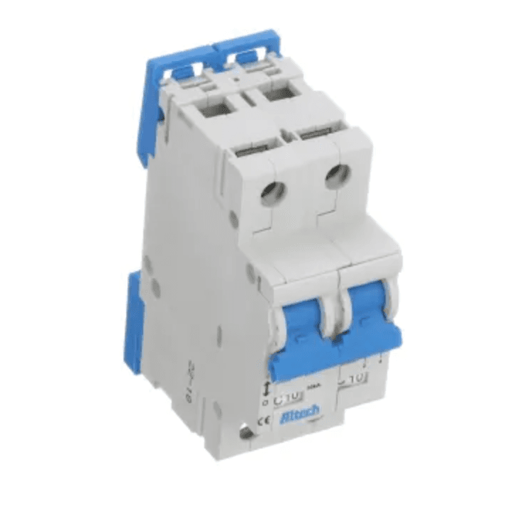 Altech Corp. 3DU4R Supplementary Protector 4A, 3 Pole, 277V AC, D Trip, UL1077 Altech Corp. 3DU4R Supplementary Protector 4A, 3 Pole, 277V AC, D Trip, UL1077