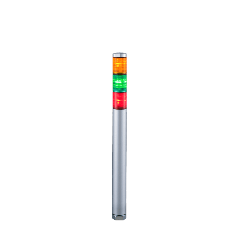 Patlite MP-302-YGR 30mm 3-Tier LED Signal Tower, 24V AC/DC, Direct Mount, Silver Body, LED: Amber, Green, Red Patlite MP-302-YGR 30mm 3-Tier LED Signal Tower, 24V AC/DC, Direct Mount, Silver Body, LED: Amber, Green, Red