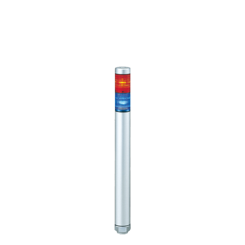Patlite MP-202-RB 30mm 2-Tier LED Signal Tower, 24V AC/DC, Direct Mount, Silver Body, LED: Red, Blue Patlite MP-202-RB 30mm 2-Tier LED Signal Tower, 24V AC/DC, Direct Mount, Silver Body, LED: Red, Blue