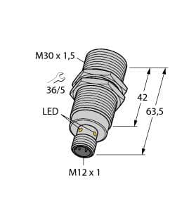 Turck BI20-EG30F-AP6X-H1141 BI20-EG30F-AP6X-H1141 Turck - BI20-EG30F-AP6X-H1141 Inductive Sensor, Stainless Steel Front Turck BI20-EG30F-AP6X-H1141 BI20-EG30F-AP6X-H1141 Turck - BI20-EG30F-AP6X-H1141 Inductive Sensor, Stainless Steel Front