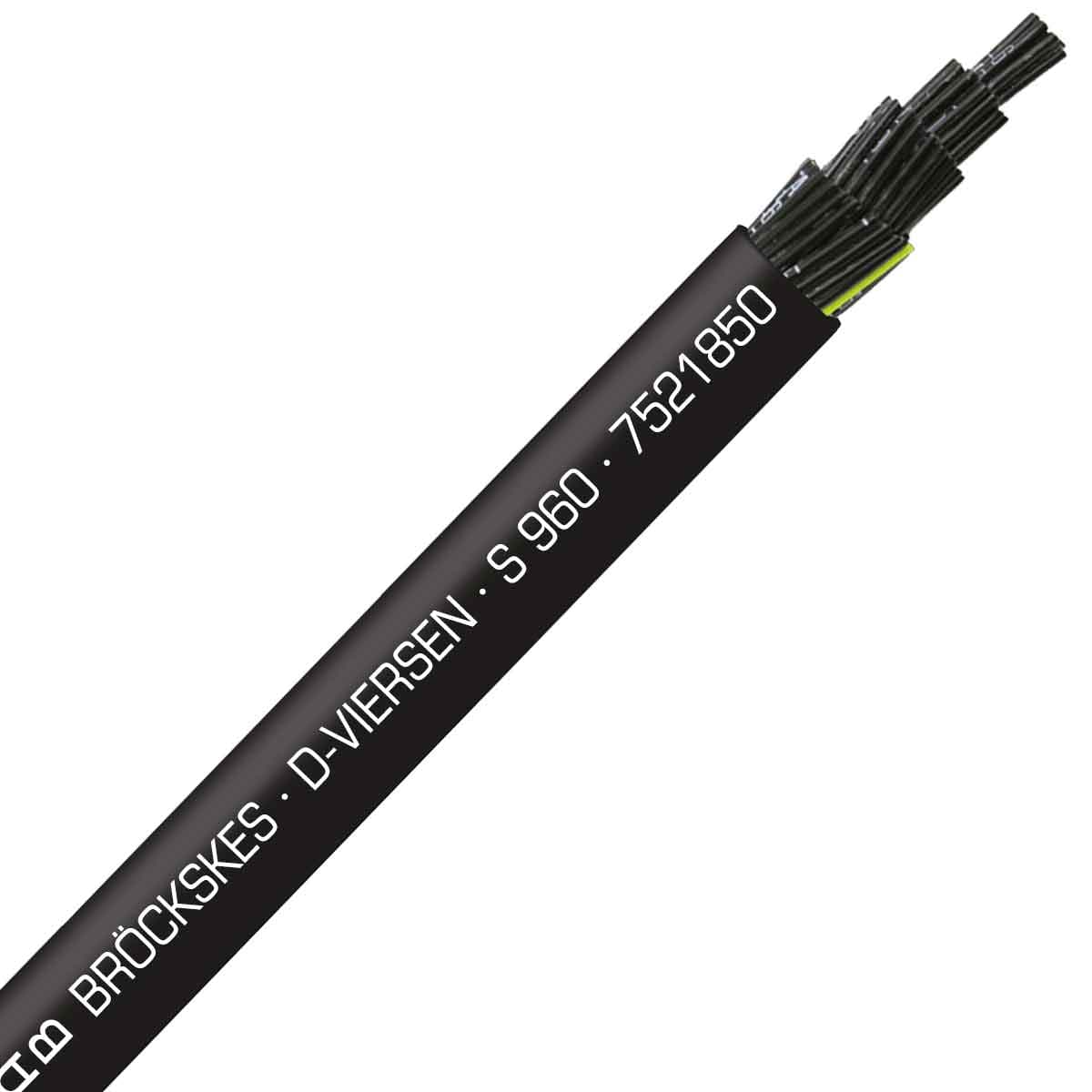 SAB 7521850 S 960 - 18 AWG/50c, oil resistant, continuous flex PVC control cable, UL, CSA, CE, RoHS SAB 7521850 S 960 - 18 AWG/50c, oil resistant, continuous flex PVC control cable, UL, CSA, CE, RoHS