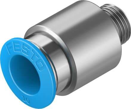 Festo 132999 push-in fitting QS-G1/8-10-I male thread with internal hexagon socket. Size: Standard, Nominal size: 5,3 mm, Type of seal on screw-in stud: Sealing ring, Assembly position: Any, Container size: 10 Festo 132999 push-in fitting QS-G1/8-10-I male thread with internal hexagon socket. Size: Standard, Nominal size: 5,3 mm, Type of seal on screw-in stud: Sealing ring, Assembly position: Any, Container size: 10