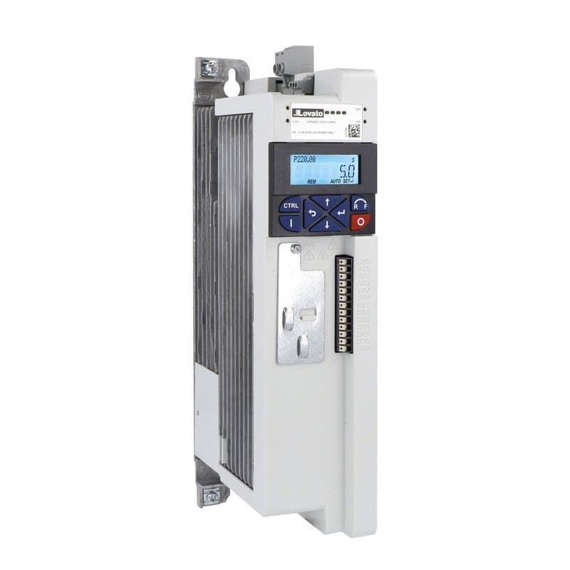 Lovato Electric VLA122A240 VLA122A240 Lovato - Variable speed drive, VLA1 type, single-phase, supply 200...240VAC (50/60Hz). Built-in EMC suppressor, Cat. C2, 2.2kW Lovato Electric VLA122A240 VLA122A240 Lovato - Variable speed drive, VLA1 type, single-phase, supply 200...240VAC (50/60Hz). Built-in EMC suppressor, Cat. C2, 2.2kW