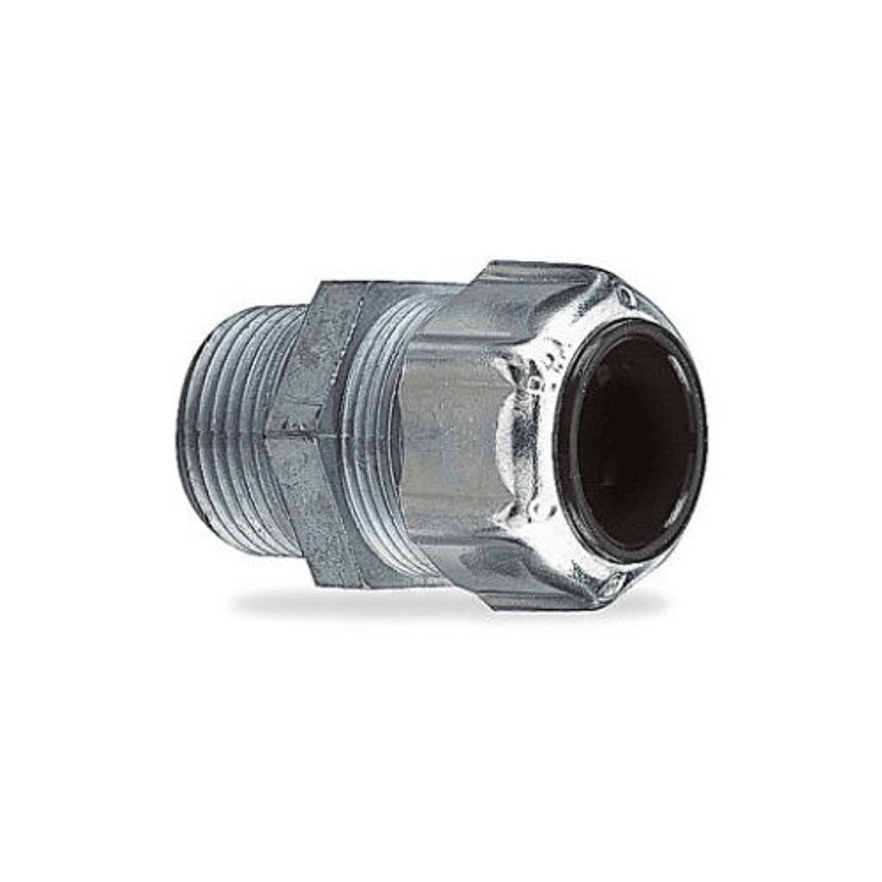 Thomas & Betts 2536 3/4", 0.75 to 0.875" Cord, Malleable Iron, Straight Male, Liquidtight Strain Relief Cord Connector Thomas & Betts 2536 3/4", 0.75 to 0.875" Cord, Malleable Iron, Straight Male, Liquidtight Strain Relief Cord Connector