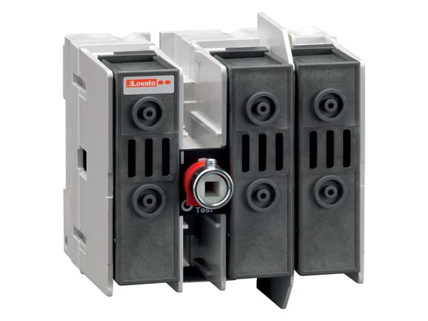 Lovato Electric GMFC030C12 GMFC030C12 Lovato - Three-pole disconnect switch with fuse holder (UL98). 30A. CC UL fuse type. Central command pole Lovato Electric GMFC030C12 GMFC030C12 Lovato - Three-pole disconnect switch with fuse holder (UL98). 30A. CC UL fuse type. Central command pole