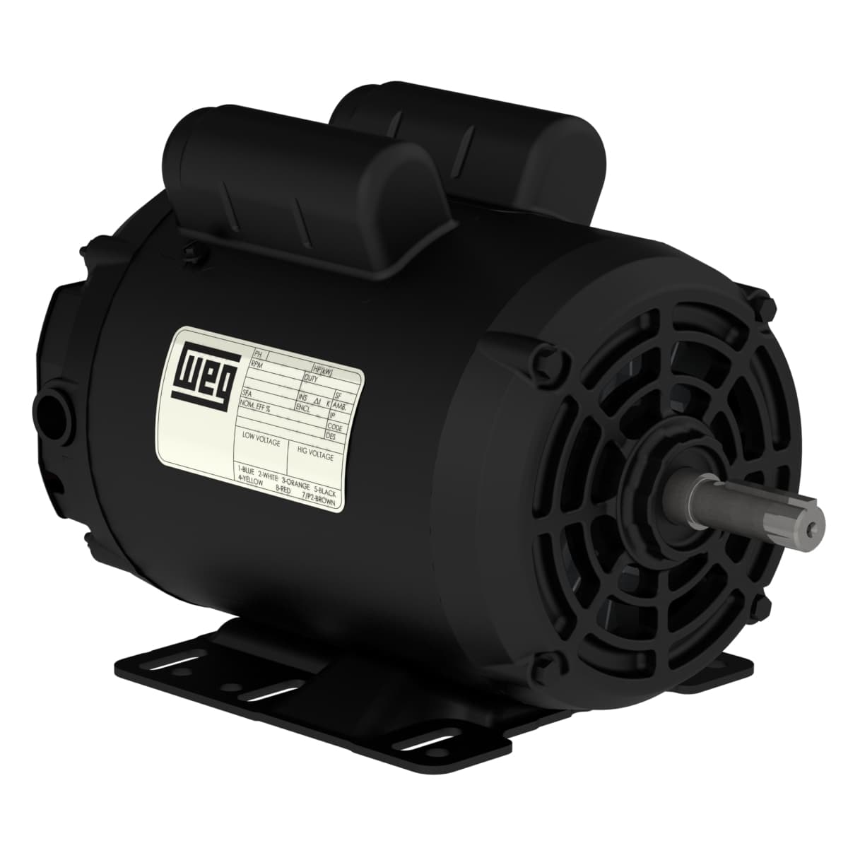 WEG 00436OS1DCDG56HZ Compressor Duty 4 HP 2P G56HZ 1Ph 230 V 60 Hz IC01 - ODP - Foot-mounted WEG 00436OS1DCDG56HZ Compressor Duty 4 HP 2P G56HZ 1Ph 230 V 60 Hz IC01 - ODP - Foot-mounted