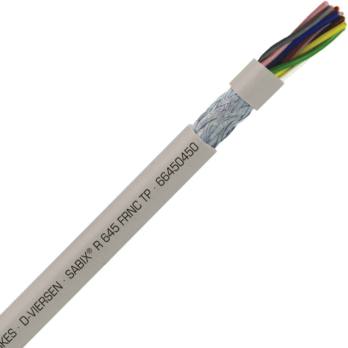 SAB 66450450 SABIX R 645 FRNC TP - 20 AWG/4pr, paired shielded halogen-free flame retardant rail data cable, CE, RoHS SAB 66450450 SABIX R 645 FRNC TP - 20 AWG/4pr, paired shielded halogen-free flame retardant rail data cable, CE, RoHS