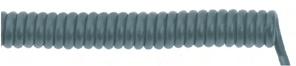 Lapp 73220343 73220343 LAPP UNITRONIC® SPIRAL LiF2Y11Y Retractable Coiled Cable (16" - 63" length) - Unshielded - 24 AWG 2 Conductor - Gray Lapp 73220343 73220343 LAPP UNITRONIC® SPIRAL LiF2Y11Y Retractable Coiled Cable (16" - 63" length) - Unshielded - 24 AWG 2 Conductor - Gray