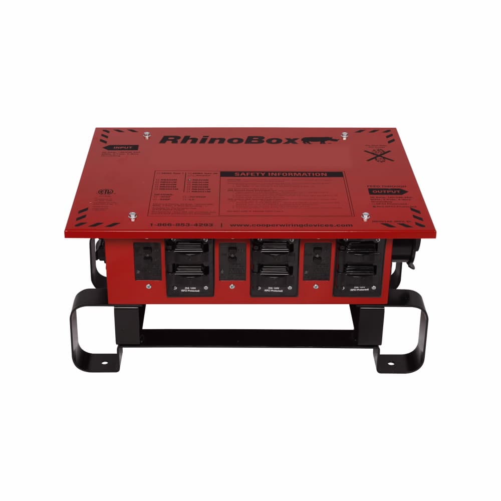 Eaton RB304A Eaton RhinoBox power distribution unit, 50A, Weatherproof, NEMA 3R, COMB AutoRes, Cold-rolled 18 gauge steel, 120/240V Eaton RB304A Eaton RhinoBox power distribution unit, 50A, Weatherproof, NEMA 3R, COMB AutoRes, Cold-rolled 18 gauge steel, 120/240V