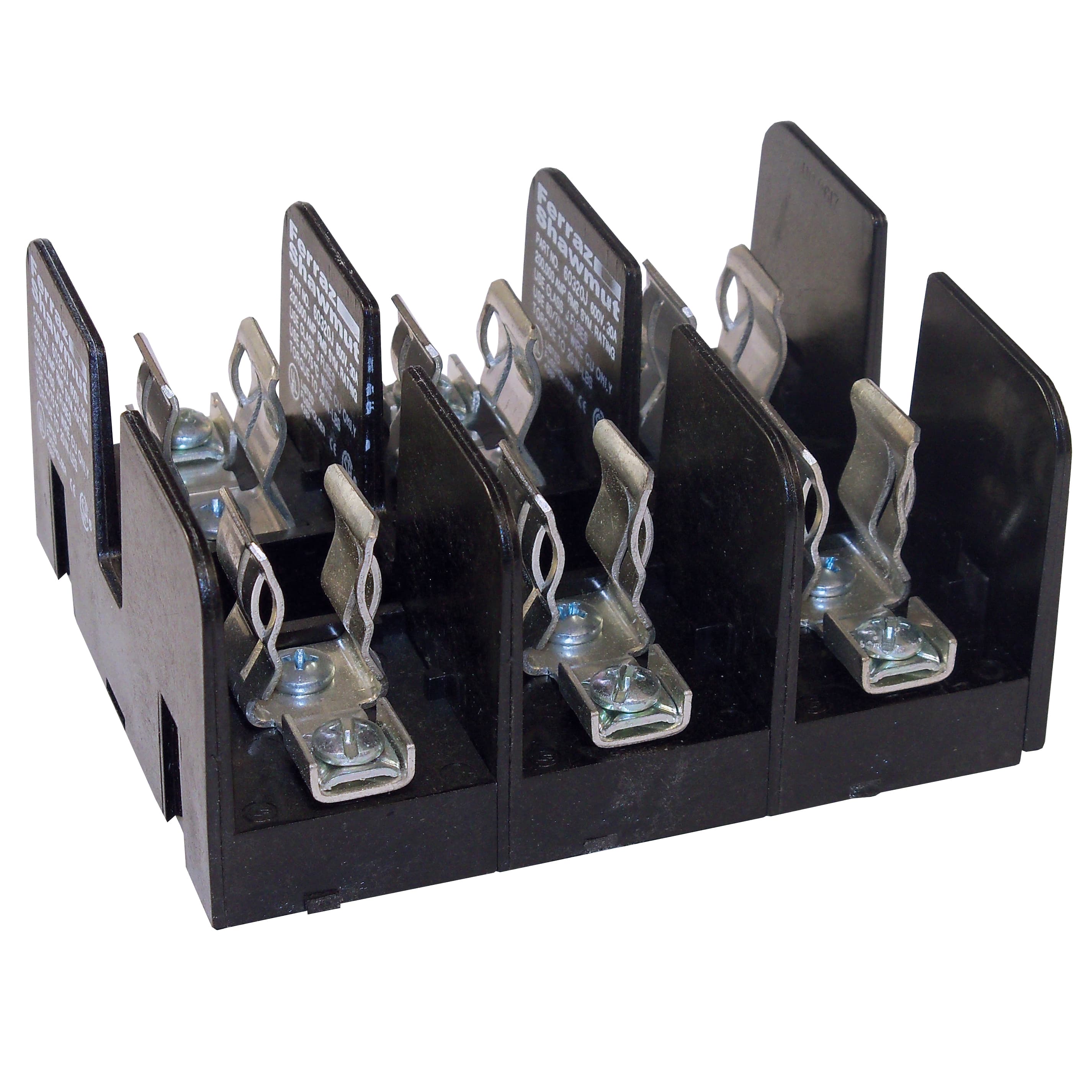 Mersen 60323J 60323J Mersen - Fuse Block 600VAC 600VDC Class J 30A 3-Pole Pressure Plate Mersen 60323J 60323J Mersen - Fuse Block 600VAC 600VDC Class J 30A 3-Pole Pressure Plate