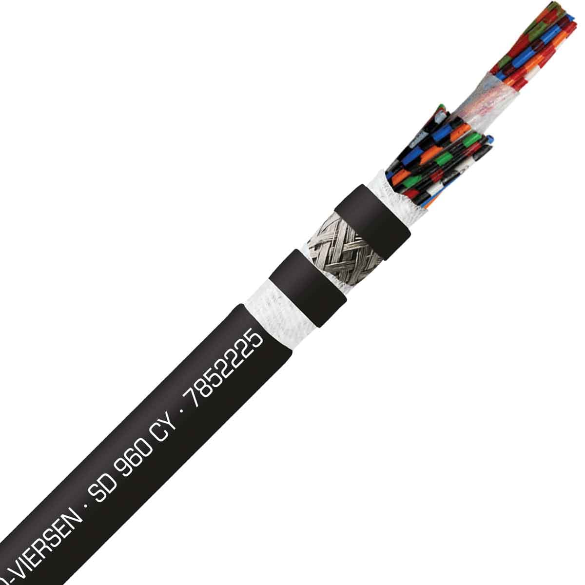 SAB 7852225 SD 960 CY - 22 AWG/25c, shielded oil resistant continuous flex PVC data cable, UL, CE, RoHS SAB 7852225 SD 960 CY - 22 AWG/25c, shielded oil resistant continuous flex PVC data cable, UL, CE, RoHS