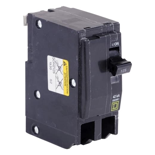 Schneider Electric QO280H Square D by Schneider Electric QO280H is a Miniature Circuit Breaker (MCB) designed for plug-in mounting. It features a rated current of 80A and accommodates a plug-in connection type. This MCB operates at a rated voltage of 120V to 240V AC and is compatible with a wire cross-section of 4-2/0AWG for one aluminum or copper cable. It is a 2-pole circuit breaker with a short circuit breaking rating of 10kA at 240Vac. The QO280H is equipped with box lug terminals for secure wire connections. Schneider Electric QO280H Square D by Schneider Electric QO280H is a Miniature Circuit Breaker (MCB) designed for plug-in mounting. It features a rated current of 80A and accommodates a plug-in connection type. This MCB operates at a rated voltage of 120V to 240V AC and is compatible with a wire cross-section of 4-2/0AWG for one aluminum or copper cable. It is a 2-pole circuit breaker with a short circuit breaking rating of 10kA at 240Vac. The QO280H is equipped with box lug terminals for secure wire connections.