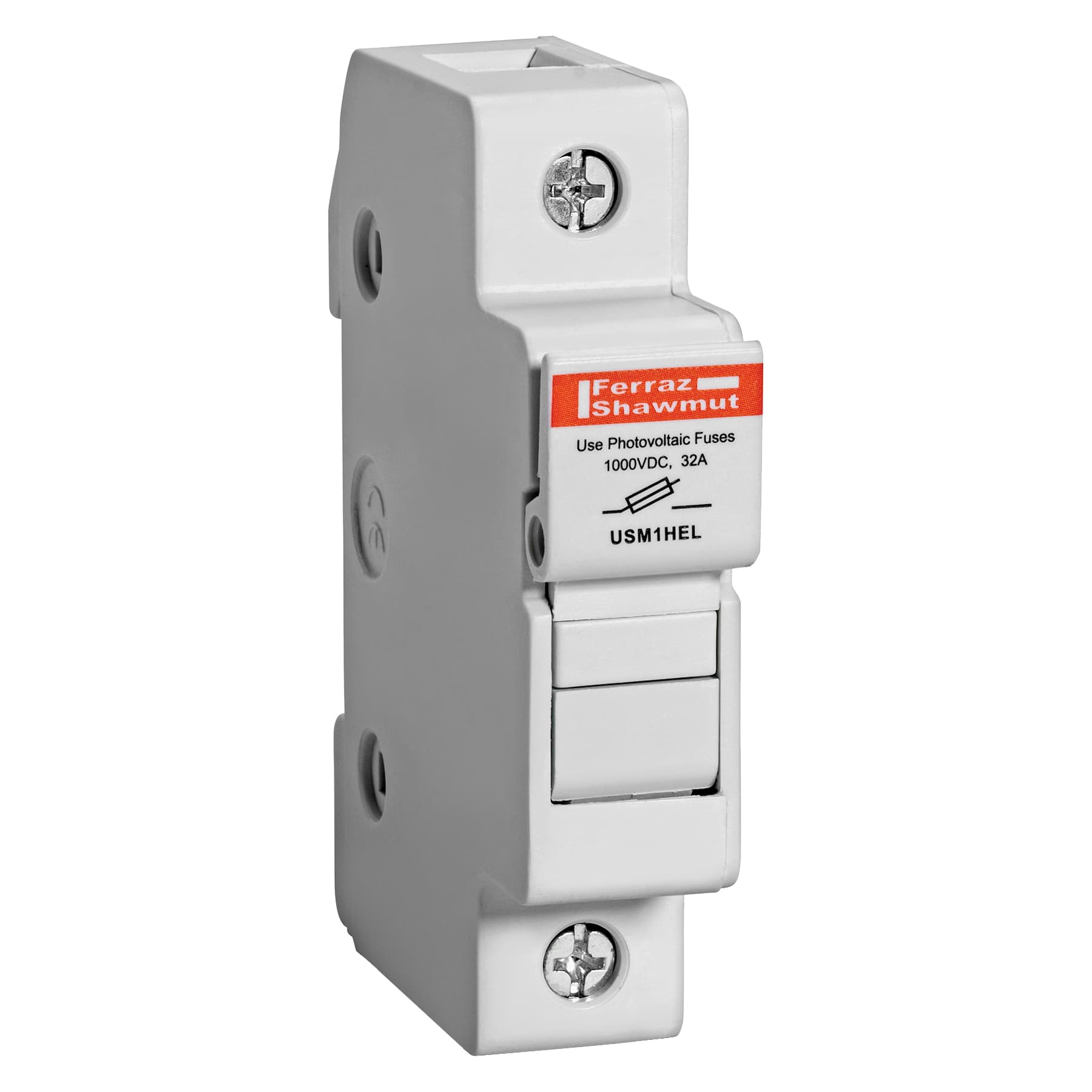 Mersen USM1HEL USM1HEL Mersen - Fuse Holder UltraSafe™ 600VAC 600VDC Midget 30A 1-Pole IP65 Mersen USM1HEL USM1HEL Mersen - Fuse Holder UltraSafe™ 600VAC 600VDC Midget 30A 1-Pole IP65