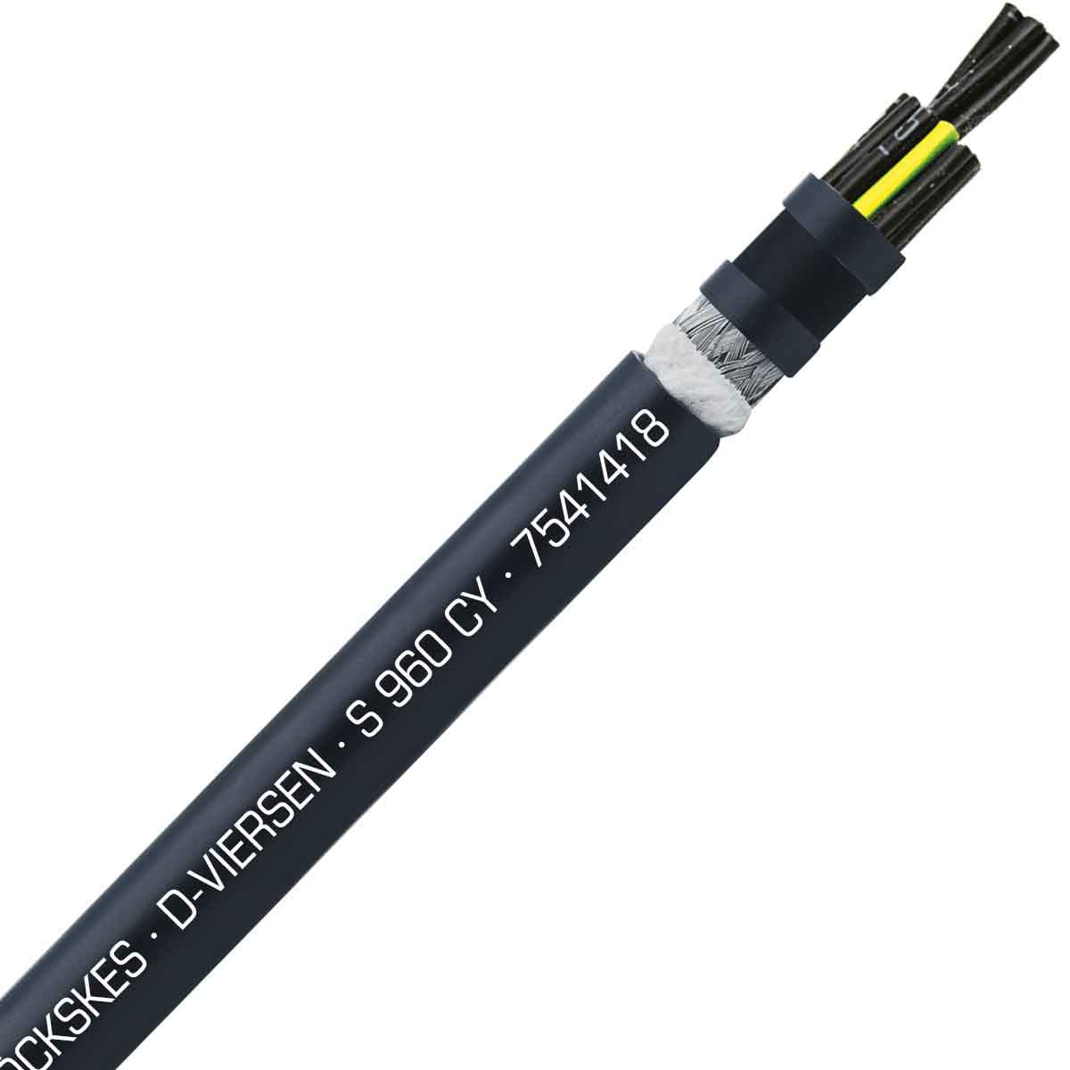 SAB 7541418 S 960 CY - 14 AWG/18c, shielded oil resistant continuous flex PVC control cable, UL, CSA, CE,RoHS SAB 7541418 S 960 CY - 14 AWG/18c, shielded oil resistant continuous flex PVC control cable, UL, CSA, CE,RoHS