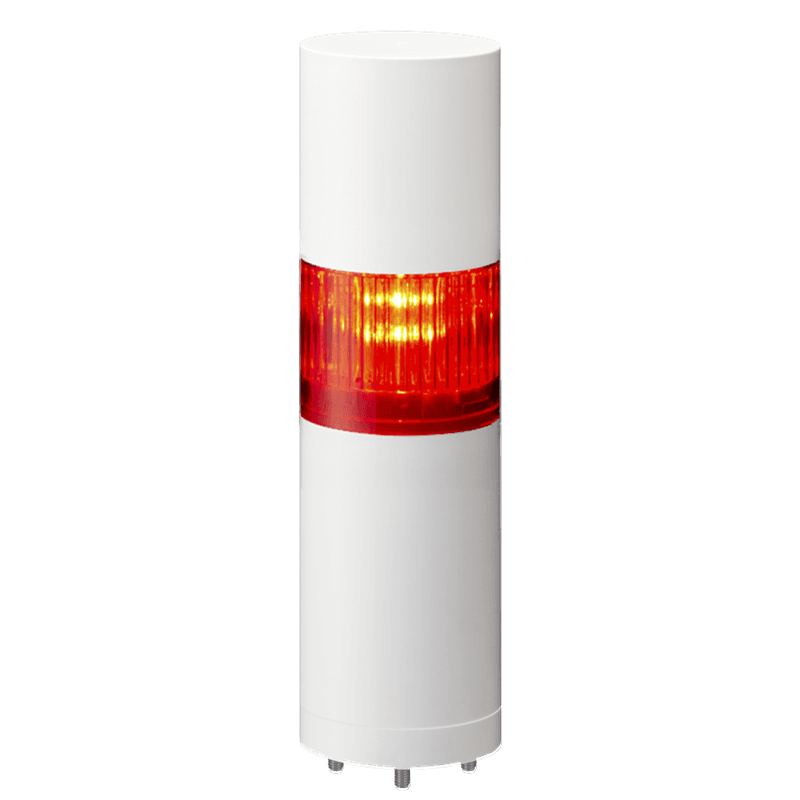 Patlite LR5-102WJBW-R 50mm 1-tier Signal Tower, 24V DC, Direct Mount with Cable, Flashing/Buzzer, Off-white Patlite LR5-102WJBW-R 50mm 1-tier Signal Tower, 24V DC, Direct Mount with Cable, Flashing/Buzzer, Off-white