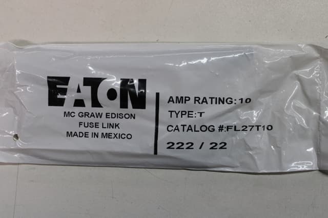 FL27T10 Part Image. Manufactured by Eaton.