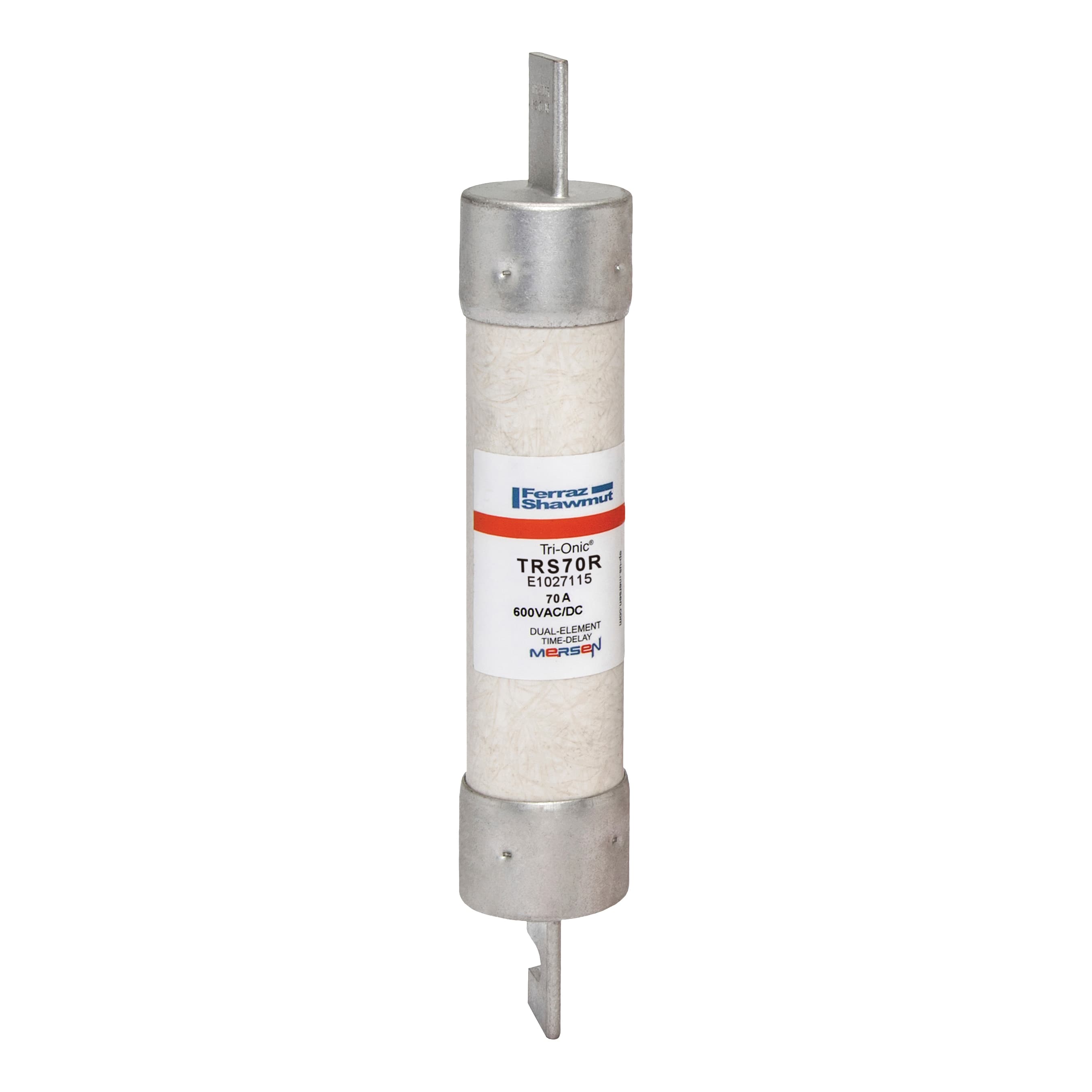 Mersen TRS70R TRS70R Mersen - Fuse TRS-R - Class RK5 - Time-Delay 600VAC 600VDC 70A Blade Tri-Onic® Mersen TRS70R TRS70R Mersen - Fuse TRS-R - Class RK5 - Time-Delay 600VAC 600VDC 70A Blade Tri-Onic®
