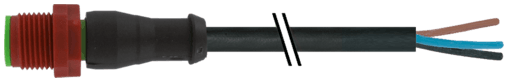 Murr Elektronik 7023-20001-6260750 7023-20001-6260750 Murrelektronik - M12 MALE 0° C CODED 230V, PUR 3X0.75 black 7.5m Murr Elektronik 7023-20001-6260750 7023-20001-6260750 Murrelektronik - M12 MALE 0° C CODED 230V, PUR 3X0.75 black 7.5m