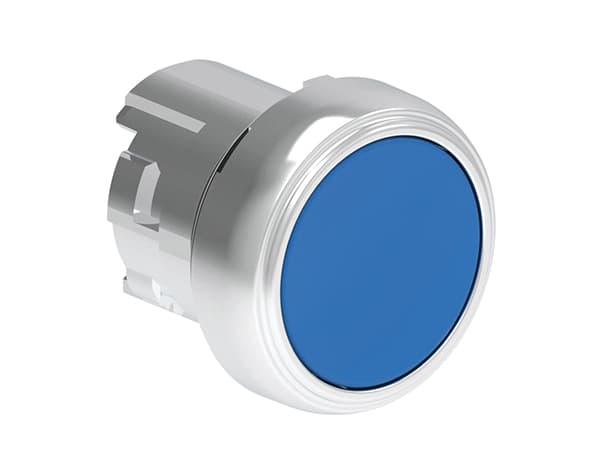 Lovato Electric LPSB106 LPSB106 Lovato - Pushbutton actuator, spring return dia: 22mm Platinum series metal, flush, blue Lovato Electric LPSB106 LPSB106 Lovato - Pushbutton actuator, spring return dia: 22mm Platinum series metal, flush, blue
