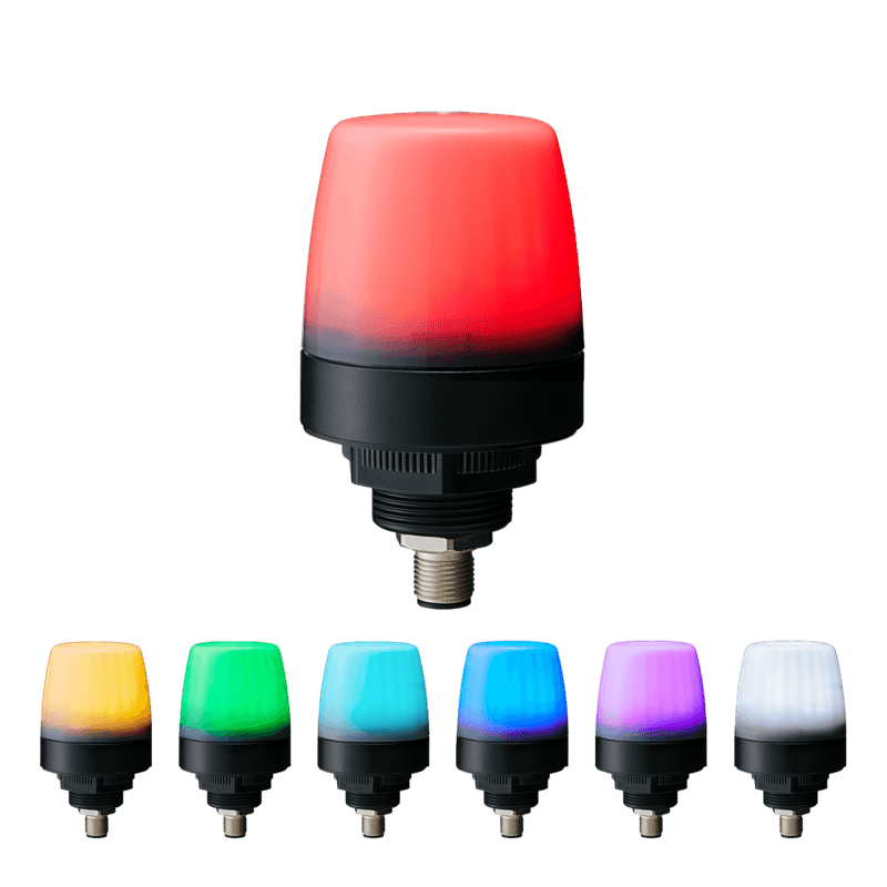 Patlite NE-ILTN-M IO-Link Signal Beacon with M12 connector, Continuous/Flashing with Touch Sensor, 7-in-one colors (Red, Yellow, Green, Blue, Purple, Light Blue, White) Patlite NE-ILTN-M IO-Link Signal Beacon with M12 connector, Continuous/Flashing with Touch Sensor, 7-in-one colors (Red, Yellow, Green, Blue, Purple, Light Blue, White)