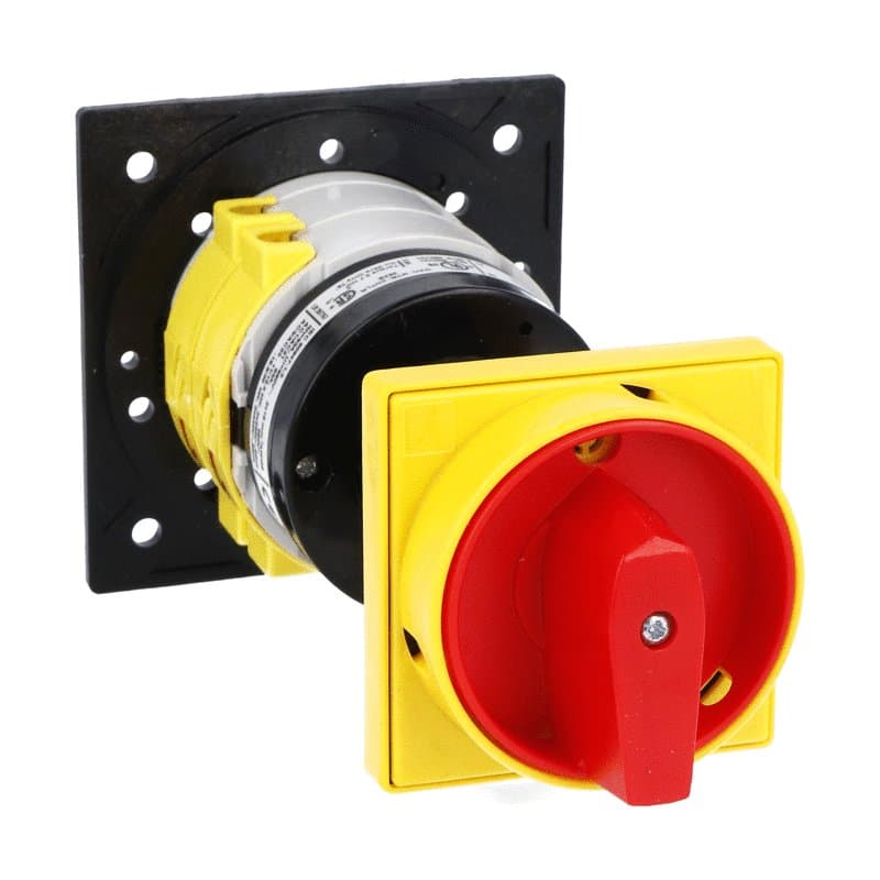 Lovato Electric 7GN6392O98 7GN6392O98 Lovato - Rotary cam switch 7GN series, ON-OFF switch 4 poles 63A, for rear mounting with red/yellow handle padlockable in 0, door coupling and protection covers, front plate 65X65mm Lovato Electric 7GN6392O98 7GN6392O98 Lovato - Rotary cam switch 7GN series, ON-OFF switch 4 poles 63A, for rear mounting with red/yellow handle padlockable in 0, door coupling and protection covers, front plate 65X65mm