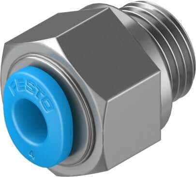 Festo 186264 push-in fitting QSM-G1/8-4 male thread with external hexagon. Size: Mini, Nominal size: 2,9 mm, Type of seal on screw-in stud: Sealing ring, Assembly position: Any, Container size: 10 Festo 186264 push-in fitting QSM-G1/8-4 male thread with external hexagon. Size: Mini, Nominal size: 2,9 mm, Type of seal on screw-in stud: Sealing ring, Assembly position: Any, Container size: 10