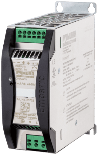Murr Elektronik 85702 85702 Murrelektronik - Emparro 5-100-240/24 S, Screw mounting Murr Elektronik 85702 85702 Murrelektronik - Emparro 5-100-240/24 S, Screw mounting