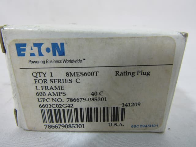 8MES600T Part Image. Manufactured by Eaton.