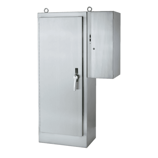 Hoffman A72XD6618SSFTCLP Sequestr, External Disconnect Package, 4X, 72x66x18, 2 Door, SS 304 Hoffman A72XD6618SSFTCLP Sequestr, External Disconnect Package, 4X, 72x66x18, 2 Door, SS 304