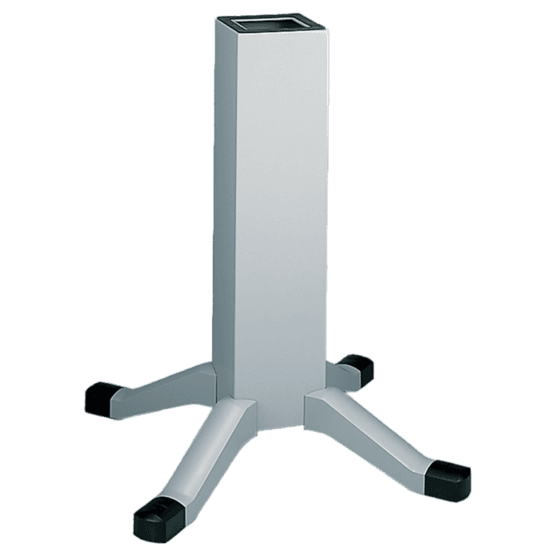 Hoffman AP26L44 Pedestal with Legs, 26.00x4.00x4.00, Gray, Steel Hoffman AP26L44 Pedestal with Legs, 26.00x4.00x4.00, Gray, Steel