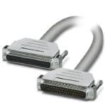 Phoenix Contact 1075562 Assembled, shielded, halogen-free round cable; connection 1: D-SUB socket strip (1x 37-position); connection 2: D-SUB pin strip (1x 37-position); cable length: variable Phoenix Contact 1075562 Assembled, shielded, halogen-free round cable; connection 1: D-SUB socket strip (1x 37-position); connection 2: D-SUB pin strip (1x 37-position); cable length: variable