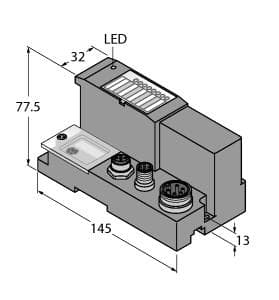 Turck BL67-GW-DPV1 BL67-GW-DPV1 Turck - BL67-GW-DPV1 Gateway for BL67 I/O system, Interface for PROFIBUS-DP (DPV0/DPV1) Turck BL67-GW-DPV1 BL67-GW-DPV1 Turck - BL67-GW-DPV1 Gateway for BL67 I/O system, Interface for PROFIBUS-DP (DPV0/DPV1)