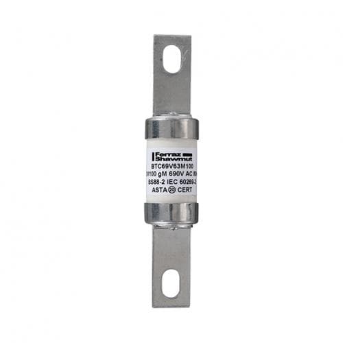 Mersen C1006620 Central Bolted Tag fuse-links gM BTC 690VAC/460VDC 63M100 A Mersen C1006620 Central Bolted Tag fuse-links gM BTC 690VAC/460VDC 63M100 A