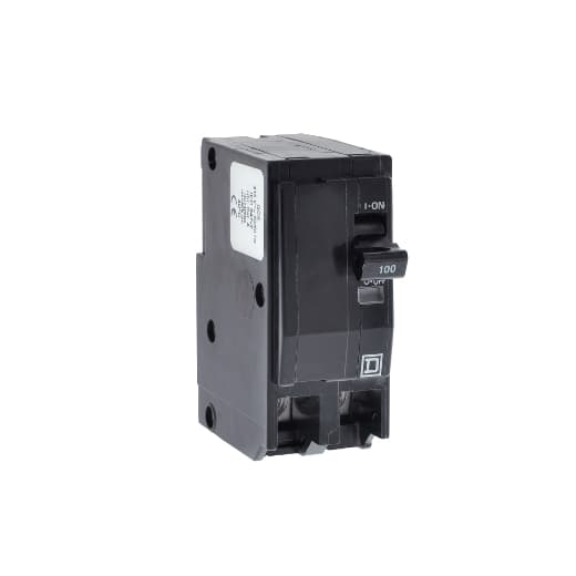 Schneider Electric QOXD263 Mini circuit breaker, QO, 63A, 2 pole, 240/415 VAC, 3 kA, plug in mount Schneider Electric QOXD263 Mini circuit breaker, QO, 63A, 2 pole, 240/415 VAC, 3 kA, plug in mount