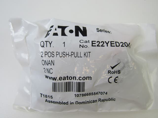 E22YED204-4 Part Image. Manufactured by Eaton.