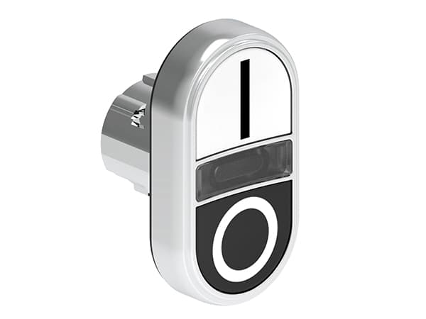 Lovato Electric LPSBL7124 LPSBL7124 Lovato - Double-touch actuator, spring return, white indicator dia: 22mm Platinum series metal, 2 flush pushbuttons. Both spring return, White - Black/I - 0 Lovato Electric LPSBL7124 LPSBL7124 Lovato - Double-touch actuator, spring return, white indicator dia: 22mm Platinum series metal, 2 flush pushbuttons. Both spring return, White - Black/I - 0