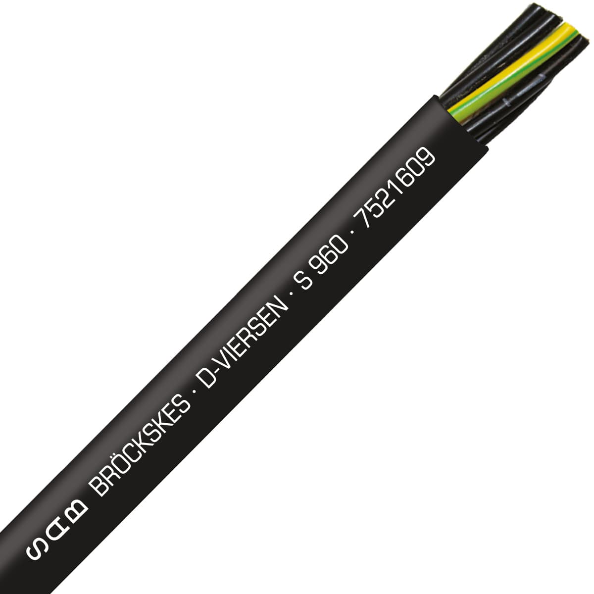 SAB 7521609 S 960 - 16 AWG/9c, oil resistant, continuous flex PVC control cable, UL, CSA, CE, RoHS SAB 7521609 S 960 - 16 AWG/9c, oil resistant, continuous flex PVC control cable, UL, CSA, CE, RoHS