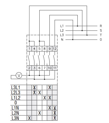 Lovato Electric GX1666O48 GX1666O48 Lovato - Rotary cam switch GX series, voltmeter switch for phase-neutral and phase-phase voltages 16A, modular service cover for 35mm DIN reail mounting with black handle, front plate 45X54mm Lovato Electric GX1666O48 GX1666O48 Lovato - Rotary cam switch GX series, voltmeter switch for phase-neutral and phase-phase voltages 16A, modular service cover for 35mm DIN reail mounting with black handle, front plate 45X54mm