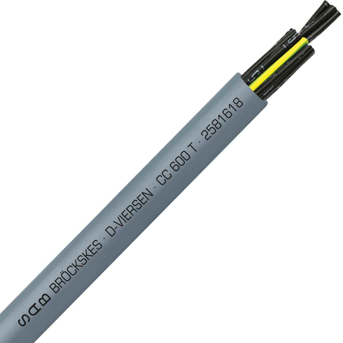 SAB 2581618 CC 600 T- 16 AWG/18c, oil resistant PVC control cable, 105°C, UL, CSA, CE, RoHS SAB 2581618 CC 600 T- 16 AWG/18c, oil resistant PVC control cable, 105°C, UL, CSA, CE, RoHS