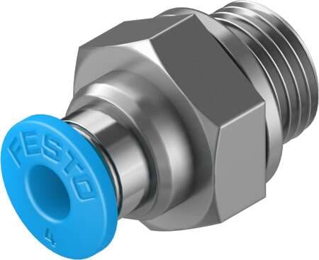 Festo 186095 push-in fitting QS-G1/8-4 male thread with external hexagon. Size: Standard, Nominal size: 3 mm, Type of seal on screw-in stud: Sealing ring, Assembly position: Any, Container size: 10 Festo 186095 push-in fitting QS-G1/8-4 male thread with external hexagon. Size: Standard, Nominal size: 3 mm, Type of seal on screw-in stud: Sealing ring, Assembly position: Any, Container size: 10