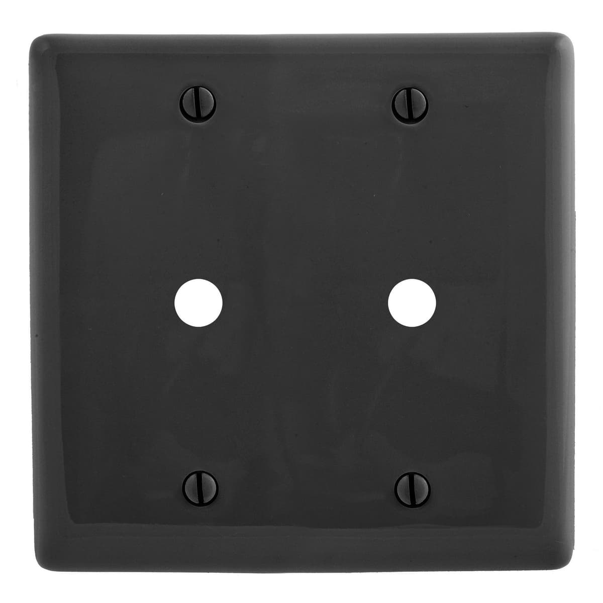 Hubbell NP21BK Wallplates, Nylon, 2-Gang, 2) .406" Opening, Black ; Reinforcement ribs for extra strength ; High-impact, self-extinguishing nylon material ; Captive screw feature holds mounting screw in place ; Standard Size is 1/8" larger to give you extra coverage to Hubbell NP21BK Wallplates, Nylon, 2-Gang, 2) .406" Opening, Black ; Reinforcement ribs for extra strength ; High-impact, self-extinguishing nylon material ; Captive screw feature holds mounting screw in place ; Standard Size is 1/8" larger to give you extra coverage to