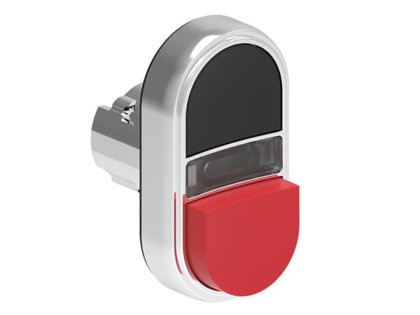 Lovato Electric LPSBL7212 LPSBL7212 Lovato - Double-touch actuator, spring return, white indicator dia: 22mm Platinum series metal, 1 extended and 1 flush pushbuttons. Both spring return, Black - Red Lovato Electric LPSBL7212 LPSBL7212 Lovato - Double-touch actuator, spring return, white indicator dia: 22mm Platinum series metal, 1 extended and 1 flush pushbuttons. Both spring return, Black - Red