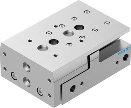 Festo 8078866 mini slide DGST-20-50-E1A Stroke: 50 mm, Piston diameter: 20 mm, Operating mode of drive unit: Yoke, Cushioning: Elastomer cushioning, at both ends, stroke not adjustable, Assembly position: Any Festo 8078866 mini slide DGST-20-50-E1A Stroke: 50 mm, Piston diameter: 20 mm, Operating mode of drive unit: Yoke, Cushioning: Elastomer cushioning, at both ends, stroke not adjustable, Assembly position: Any