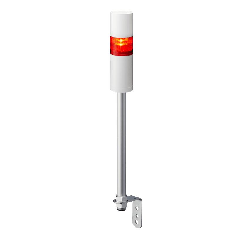 Patlite LR5-101LJBW-R 50mm 1-tier Signal Tower, 12V DC, Pole Mount with L Bracket and Cable, Flashing/Buzzer, Off-white Patlite LR5-101LJBW-R 50mm 1-tier Signal Tower, 12V DC, Pole Mount with L Bracket and Cable, Flashing/Buzzer, Off-white