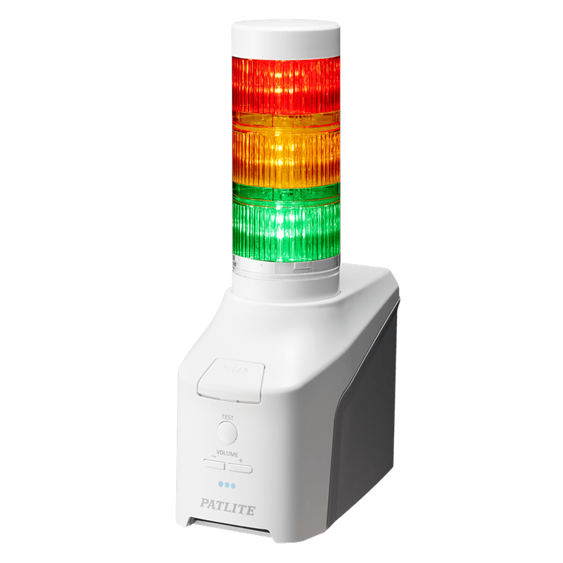 Patlite NHV6-3D-RYG 60mm Network Monitor Signal Tower w/ Ethernet, MP3, supports Digital I/O Patlite NHV6-3D-RYG 60mm Network Monitor Signal Tower w/ Ethernet, MP3, supports Digital I/O