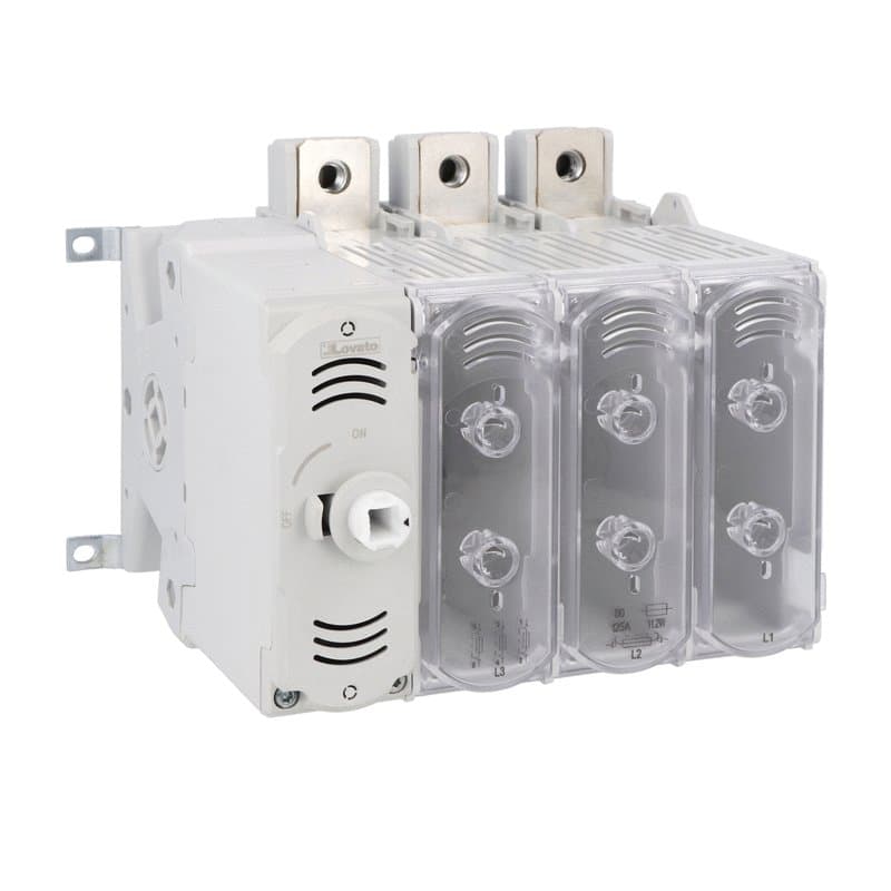 Lovato Electric GEF0125N GEF0125N Lovato - Three-pole switch disconnector, with NH fuse holder, 125A Lovato Electric GEF0125N GEF0125N Lovato - Three-pole switch disconnector, with NH fuse holder, 125A