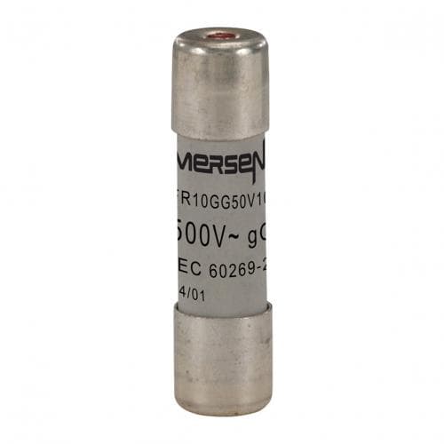 Mersen E222207 Cylindrical fuse-link gG 500VAC 10.3x38, 10A with indicator Mersen E222207 Cylindrical fuse-link gG 500VAC 10.3x38, 10A with indicator