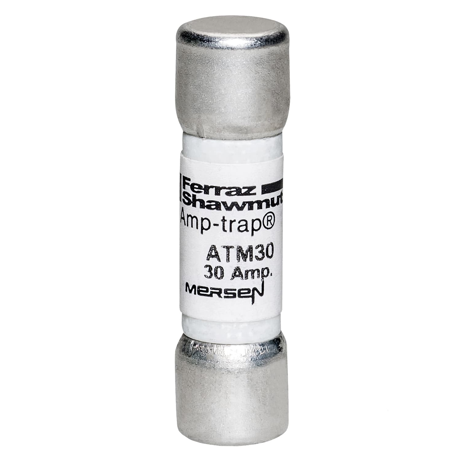 Mersen ATM30 ATM30 Mersen - Fuse ATM - Midget - Fast-Acting 600VAC 600VDC 30A Ferrule Amp-Trap® Mersen ATM30 ATM30 Mersen - Fuse ATM - Midget - Fast-Acting 600VAC 600VDC 30A Ferrule Amp-Trap®