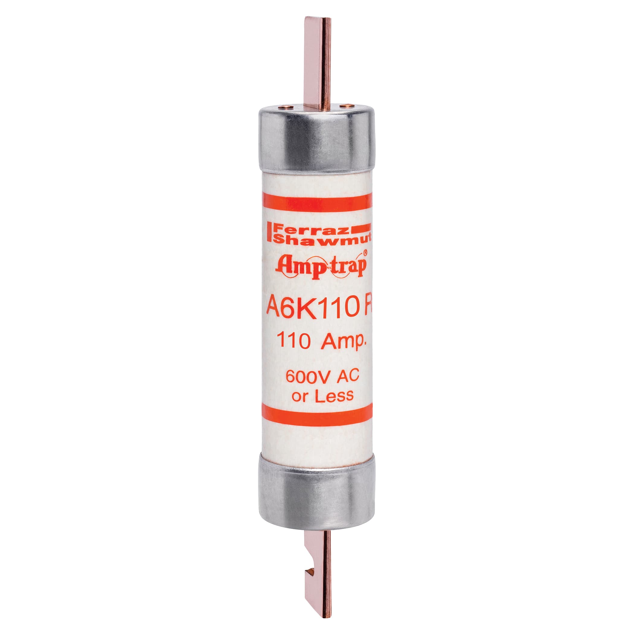 Mersen A6K110R A6K110R Mersen - Fuse A6K-R - Class RK1 - Fast-Acting 600VAC 300VDC 110A Blade Amp-Trap® Mersen A6K110R A6K110R Mersen - Fuse A6K-R - Class RK1 - Fast-Acting 600VAC 300VDC 110A Blade Amp-Trap®