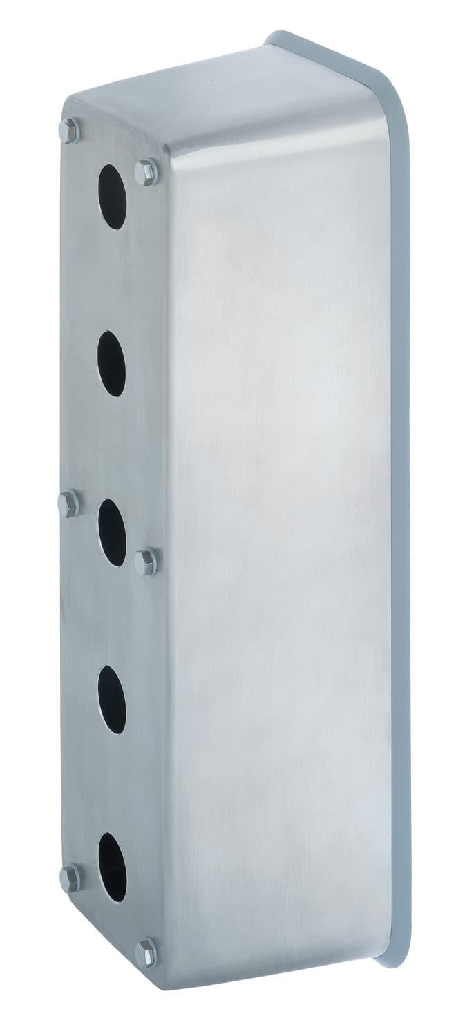 Schmersal NBG665 NBG665 Schmersal - Stainless steel Enclosure for mounting 5 pushbuttons Schmersal NBG665 NBG665 Schmersal - Stainless steel Enclosure for mounting 5 pushbuttons